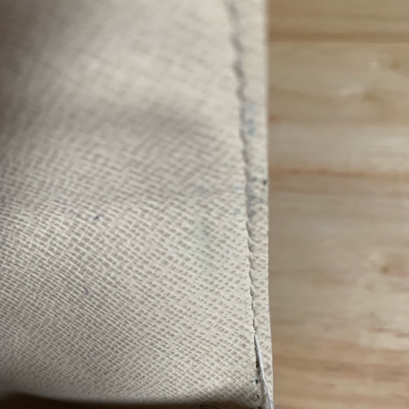 Authentic Pre-owned Louis Vuitton Damier Azur Wallet pre owned with wear 2009 - Picture 6 of 13